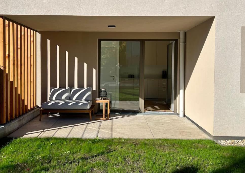 Modern Studio Gardenia_Gartenwohnung Alte Donau Viena Exterior foto